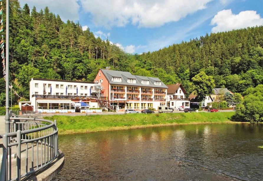 Hotel Am Schlossberg Ziegenrück Eksteriør billede